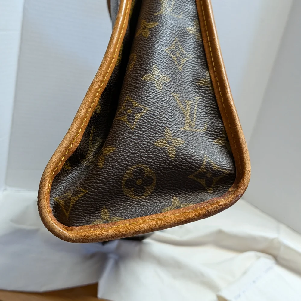 Louis Vuitton Monogram Canvas Satchel in Brown and Tan Leather Trim Gorgeous can - Picture 7 of 12